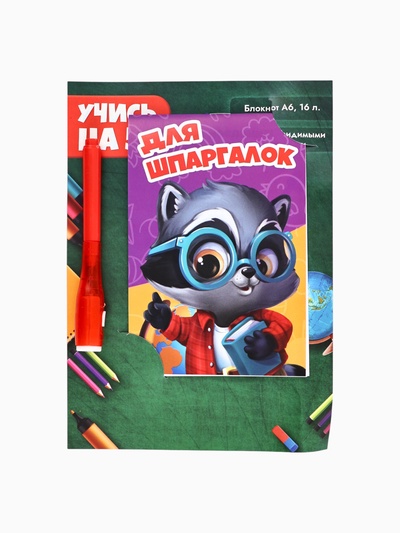 УЦЕНКА Подарочный набор: волшебная ручка и блокнот «Для шпаргалок»
