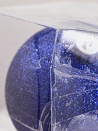 УЦЕНКА Набор ёлочных шаров "Мечтай!", пластик, d-8, 3 шт, синий с серебром - Фото 3