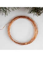 УЦЕНКА Гирлянда «Нить» 5 м, роса, IP20, медная нить, 50 LED, свечение мульти, 2 режима, от батареек AAх3 - Фото 5