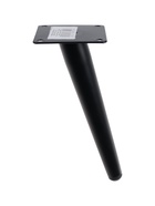 УЦЕНКА Опора мебельная CAPPIO OP07, h=200 мм, толщина площадки 1.8 мм, цвет матовый черный - Фото 1