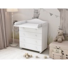 Комод пеленальный детский «Классика», с Органайзером, 4 ящика, 84×103×45 см, белый - Фото 3