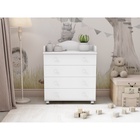 Комод пеленальный детский «Классика», с Органайзером, 4 ящика, 84×103×45 см, белый - Фото 7