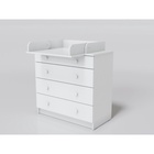 Комод пеленальный детский «Легкий», 4 ящика, 80×87×39 см, белый - фото 120955483