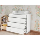 Комод пеленальный детский «Легкий», 4 ящика, 80×87×39 см, белый - Фото 15