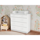 Комод пеленальный детский «Легкий», 4 ящика, 80×87×39 см, белый - Фото 20