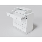 Комод пеленальный детский «Легкий», 4 ящика, 80×87×39 см, белый - Фото 3