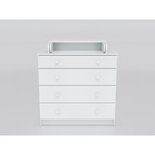 Комод пеленальный детский «Легкий», 4 ящика, 80×87×39 см, белый - Фото 6