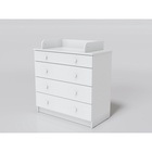 Комод пеленальный детский «Легкий», 4 ящика, 80×87×39 см, белый - Фото 9