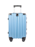 УЦЕНКА Чемодан 20", 33×21×54, отд на молнии, 2 код замка, крючок, синий - Фото 4