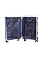 УЦЕНКА Чемодан 20", 33×21×54, отд на молнии, 2 код замка, крючок, синий - Фото 9