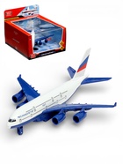 Модель металл. "Авиалайнер", 22 см, свет-звук, инерц., подв. детали 1706C158-R (36) - фото 120955513