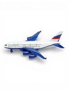 Модель металл. "Авиалайнер", 22 см, свет-звук, инерц., подв. детали 1706C158-R (36) - фото 120955514