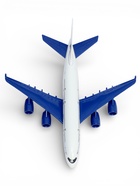 Модель металл. "Авиалайнер", 22 см, свет-звук, инерц., подв. детали 1706C158-R (36) - фото 120955516