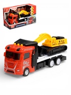 Машина пласт. "Автоперевозчик", 20 см, свет-звук, инерц., подв. дет., экскаватор в компл. 2054256-R 10977582