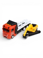 Машина пласт. "Автоперевозчик", 20 см, свет-звук, инерц., подв. дет., экскаватор в компл. 2054256-R 10977582