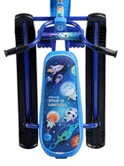 УЦЕНКА Снегокат «Ника-джамп» космический, синий, СНД1-М/К Nika Kids - Фото 15