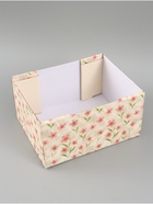 Коробка складная «Цветы», 31 х 25,5 х 16 см - фото 68974849