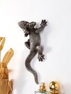 Панно настенное полистоун «Плащеносная ящерица», под чернённое серебро, 21×11.5×4.5 см  (артикул 10915478)  большой выбор товаров оптом и в розницу по низким ценам с доставкой