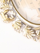 Фоторамка для фото 10×15 см «Дубовые листья», полистоун, белая с золотом, 18×2×23 см - Фото 3