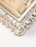 Фоторамка для фото 10×15 см «Тюльпаны и жгуты», полистоун, белая с золотом, 15.5×1.5×20.5 см  (артикул 10915487)  большой выбор товаров оптом и в розницу по низким ценам с доставкой