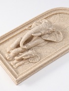 Панно настенное полистоун «Слон со слонёнком в джунглях», песочный, 19.2×7.4×37.2 см - Фото 3