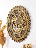 Панно настенное полистоун «Индийский слон. Мандала», под золото, 30×4.6×30 см - Фото 2