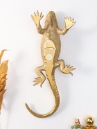 Панно настенное полистоун «Ящерица шипохвост», под золото, 38.7×16.9×9.5 см  (артикул 10915505)  большой выбор товаров оптом и в розницу по низким ценам с доставкой