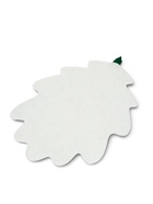 Коврик - сидушка для бани и сауны «Дубовый лист», 51×38 см, войлок, белый - Фото 1