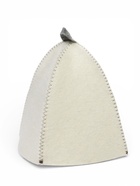 Набор для бани и сауны в косметичке, 3 предмета: шапка, рукавица, коврик, войлок - Фото 8