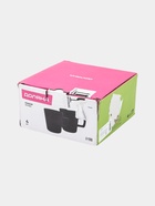 УЦЕНКА Набор кружек 4 шт. Доляна 20×2 см «Гранит» 340 мл черный матовый 10984086