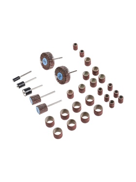 {{photo.Alt || photo.Description || 'УЦЕНКА Набор мини-насадок для гравера ТУНДРА, абразивные круги и рулоны, 3.2 мм, 30 шт.'}}