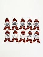 Значок закатной с георгиевской лентой на День Победы «9 Мая», МИКС, d=5.6 см - Фото 4