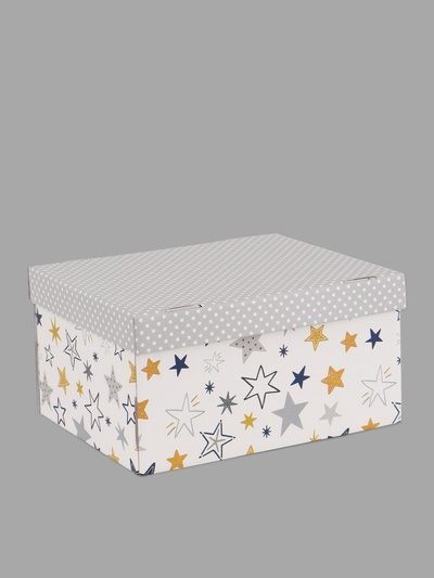 Коробка складная «Звёздочки», 31 х 25,5 х 16 см