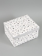 Коробка складная «Серые звёзды», 31 х 25,6 х 16 см - фото 68975001