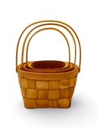 Набор корзин 3 шт 28х19х11 24х16х11 20х13х11 см ручка h=18/18/17см - фото 68177776