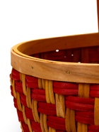 Набор корзин 2 шт 34х27х14  26х24х13 см ручка h=18/18 см красн-оранж - фото 68177802