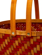 Набор корзин 2 шт 34х27х14  26х24х13 см ручка h=18/18 см красн-оранж - фото 68177803