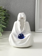 Подставка для благовоний стелющийся дым, световой «Провидец», белый, конусы 10 шт., 9×9.5×14 см - Фото 2