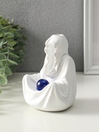 Подставка для благовоний стелющийся дым, световой «Провидец», белый, конусы 10 шт., 9×9.5×14 см - фото 809455358