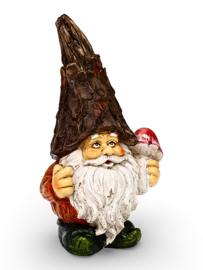Садовая фигура из полистоуна «Гном», 11×8×23 см