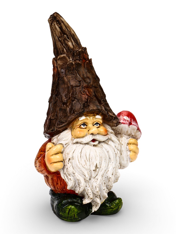 Садовая фигура из полистоуна «Гном», 11×8×23 см - Фото 1