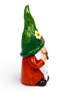 Садовая фигура из полистоуна «Гном Welcome», 10×10×27 см - Фото 4