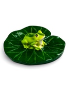 Садовая фигура из полистоуна «Лягушка», 10×11×6 см, плавающая 10919488