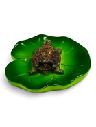 Садовая фигура из полистоуна «Черепашки», 10×11×6 см, плавающая 10919491