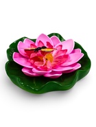 Садовая фигура из полистоуна «Лотос с бабочкой», 10×11×6 см, плавающая 10919492