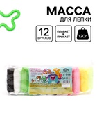 Пластилин воздушный «Ум и Хрум», 12 цветов - фото 120955549
