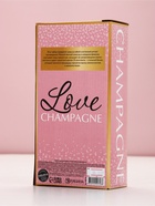 Подарочный набор LOVE, гель для душа и бокал для шампанского, Чистое Счастье  (артикул 10901103)  большой выбор товаров оптом и в розницу по низким ценам с доставкой