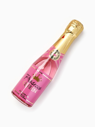 Подарочный набор Prosecco, гель для душа и бокал для шампанского, Чистое Счастье