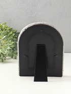 Фоторамка для фото 10×15 см «Плюшевая. Арка», серая, 21.5×16.5×2 см - Фото 4