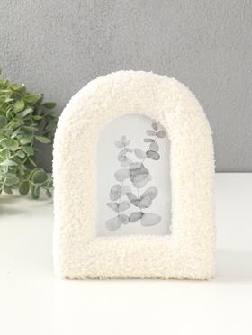 Фоторамка МДФ, иск. мех 10х15 см 